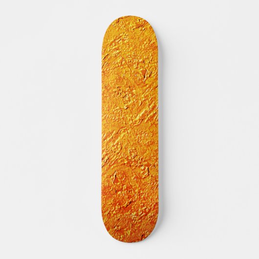 Parede defeituosa com textura amarela e laranja persoonlijk skateboard (Voorkant)