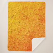 Parede defeituosa com textura amarela e laranja sherpa deken (Voorkant)