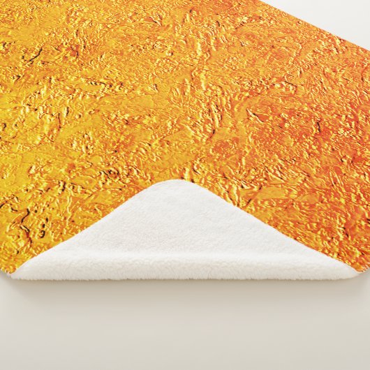 Parede defeituosa com textura amarela e laranja sherpa deken (3/4)