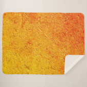 Parede defeituosa com textura amarela e laranja sherpa deken (Voorkant (horizontaal))