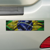 parede do Brasil Bumpersticker (Op auto)