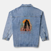 Pareja de vaqueros enamorados san valentin denim jacket (Achterkant)