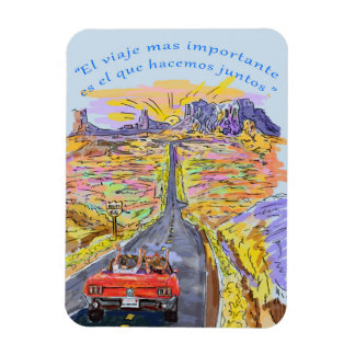 pareja de viaje magneet