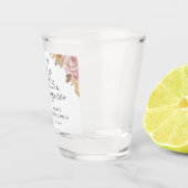 Parel Bloemen & Prosecco Bloemig Bruidsdiner Shot Glas (Rechts)