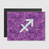 Parel Boogschutter Sterrenbeeld Fuchsia Digitale C (Voorkant / Achterkant)