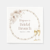 Parel Bruidsbrunch Servet (Voorkant)