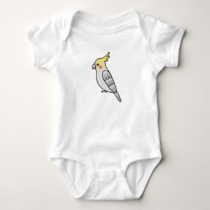 Parel Cartoon Cockatiel Papegaai Vogel Romper