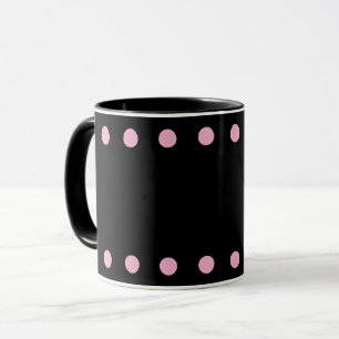 Parel Cocoa & Coffee Mok (Zwart & Roze)