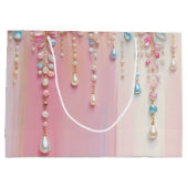 Parel Dangles en Pastel Stripes Groot Cadeauzakje (Achterkant)