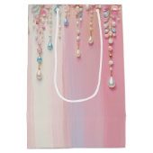Parel Dangles en Pastel Stripes Medium Cadeauzakje (Achterkant)
