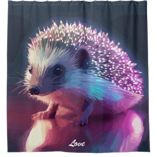 Parel de egel douchegordijn (Voorkant)