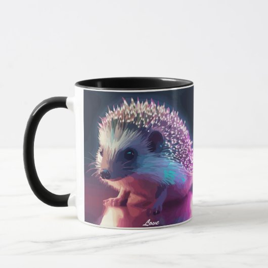 Parel de egel mok (Links)