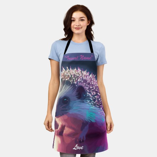 Parel de egel schort (Gedragen)