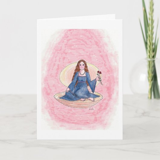 Parel - de verjaardag van Juni voor haar Kaart (Voorkant)