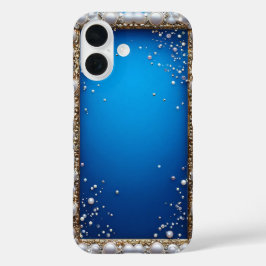 Parel Decoratieve Lijst iPhone 16 Hoesje