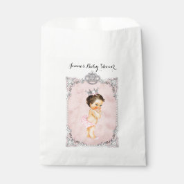 Parel Diamanten Prinses Baby Meisje Blush Roze Bedankzakje