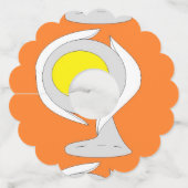 Parel en Obalisque Wijnglas Labels (Voorkant)