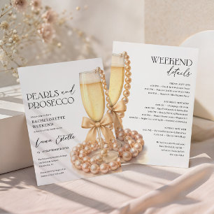 Parel- en Prosecco Bachelorette-weekendprogramma Kaart
