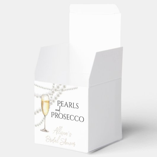 Parel en Prosecco Bedankdoosjes (Geopend)