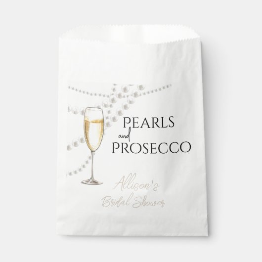 Parel en Prosecco Bedankzakje (Voorkant)