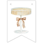 Parel- en Prosecco bruids douche liefde Vlaggetjes (Eerste vlag)