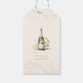 Parel en Prosecco Bruidsdiner Cadeaulabel (Achterkant)