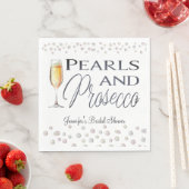 Parel en Prosecco Bruidsdiner Servet (Insitu)
