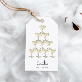 Parel en Prosecco Bruidsdouche Cadeaulabel