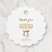 Parel- en Prosecco bruidsdouche liefde  Bedankjes Labels (Achterkant)