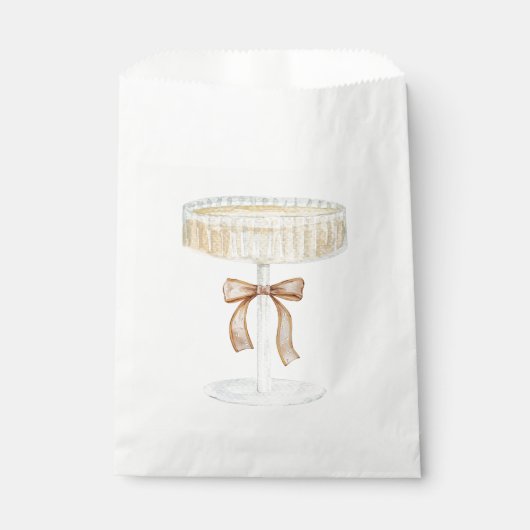 Parel- en Prosecco bruidsdouche liefde Bedankzakje (Voorkant)