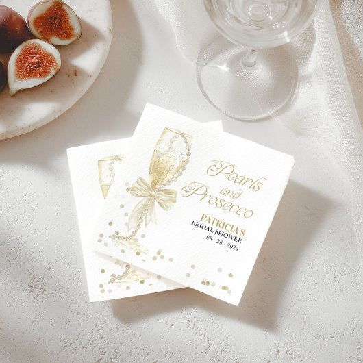 Parel- en Prosecco Bruidsdouche Servet