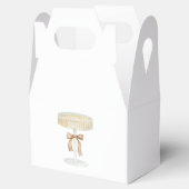 Parel- en Prosecco-bruidsfeest liefde  Bedankdoosjes (Geopend)