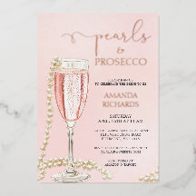 Parel- en Prosecco Bruidsfeest Roze Goud