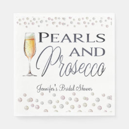 Parel en Prosecco Bruidsfeest Servet