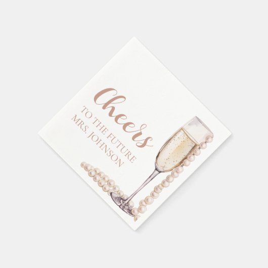 Parel en Prosecco Bruidsfeest Toekomstige Mrs Servet (Hoek)