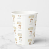 Parel- en Prosecco bruidsfeestliefde Papieren Bekers (Rechts)