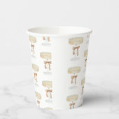 Parel- en Prosecco-bruidsmeestliefde  Papieren Bekers (Links)