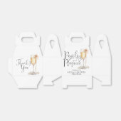 Parel- en Prosecco Bruidsmeisjesfeest Bedankdoosjes (Uitgevouwen)