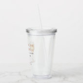 Parel- en Prosecco Bruiloftsfeest Acryl Drinkbeker (Links)