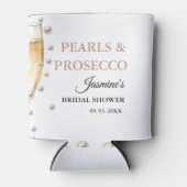 Parel- en Prosecco Bruiloftsfeest Blikjeskoeler (Voorkant)