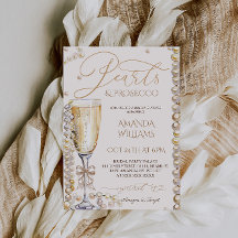 Parel- en Prosecco Bruiloftsfeest Elegant 