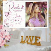 Parel- en Prosecco Elegante Bruidsdouche Banner