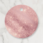 Parel- en Prosecco Elegante Bruidsdouche Bedankjes Labels (Achterkant)