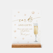 Parel- en Prosecco Kaarten en Cadeaus Acryl Bord (Voorkant)