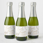 Parel en Prosecco Mini Sparkling Wijnetiket (Flessen)