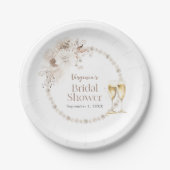 Parel- en Prosecco Papieren Bord (Voorkant)
