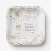 Parel en Prosecco Papieren Bordje (Voorkant)