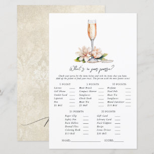 Parel en Prosecco Wat zit er in je Tas? Spel