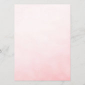 Parel- en Prosecco Whimsical Chic Menu Kaarten (Achterkant)