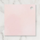 Parel- en Roze Prosecco Bruidsfeest  Bedankjes Labels (Achterkant)